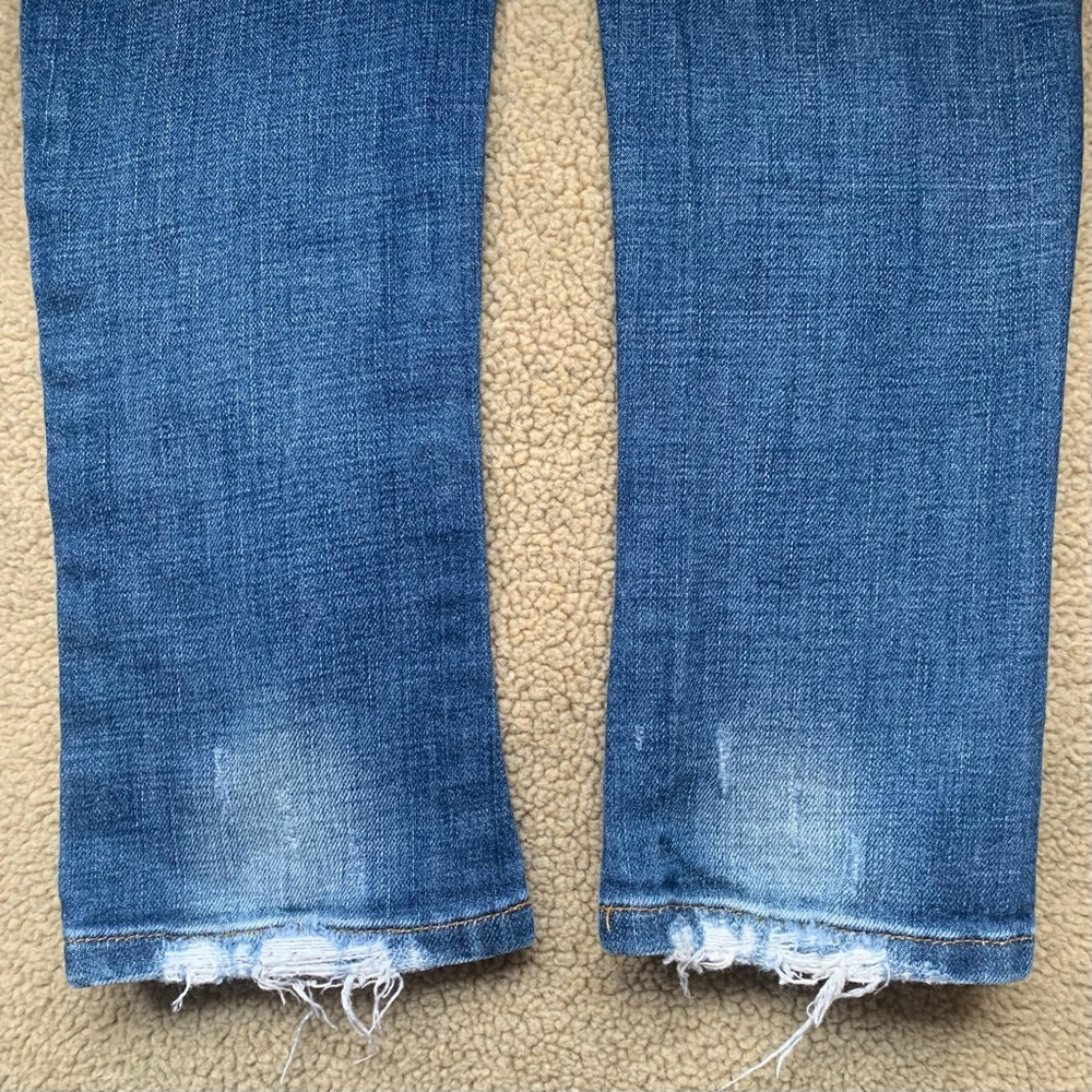 JOE’S Jeans W28 Chelsea FIT Skinny Faded Shredded Crude Hem - Picture 9 of 9